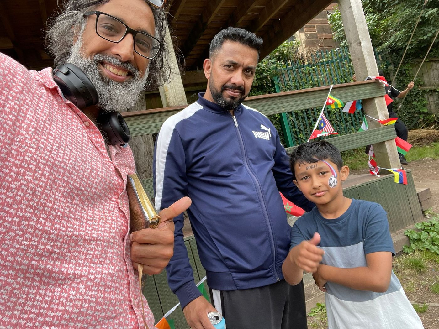Group of residents at the Caldmore Community Garden Summer Party
