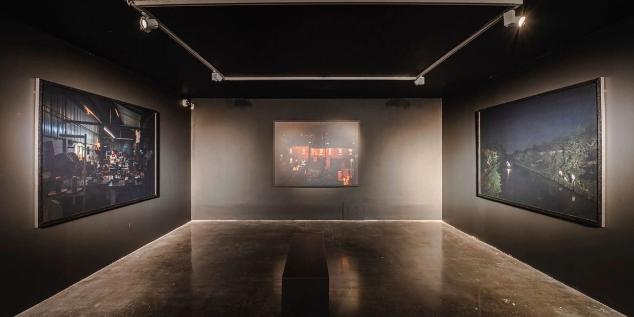 Gallery installation view — The Exiles exhibited at The New Art Gallery Walsall