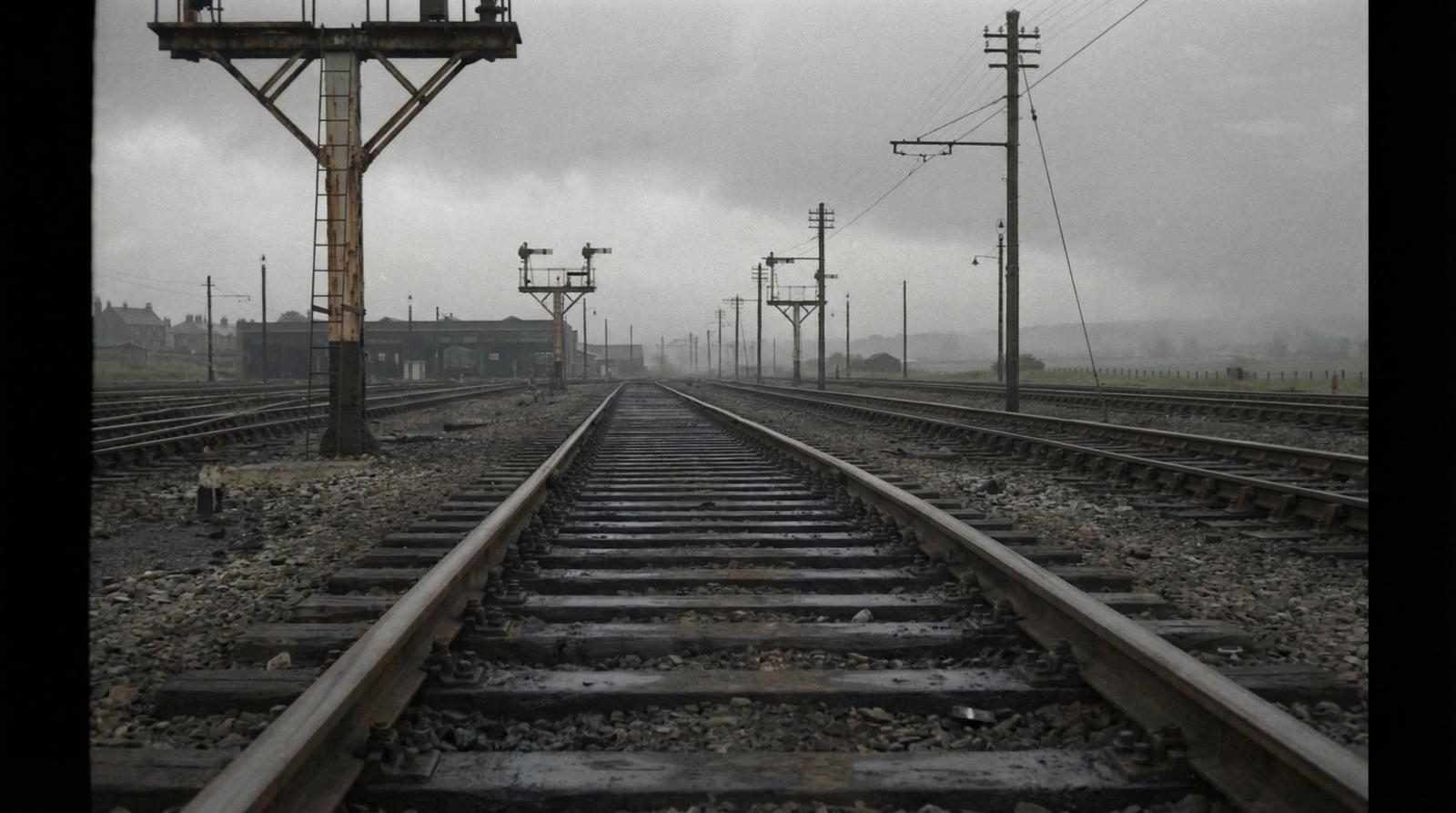 Railway tracks — transport infrastructure of migration