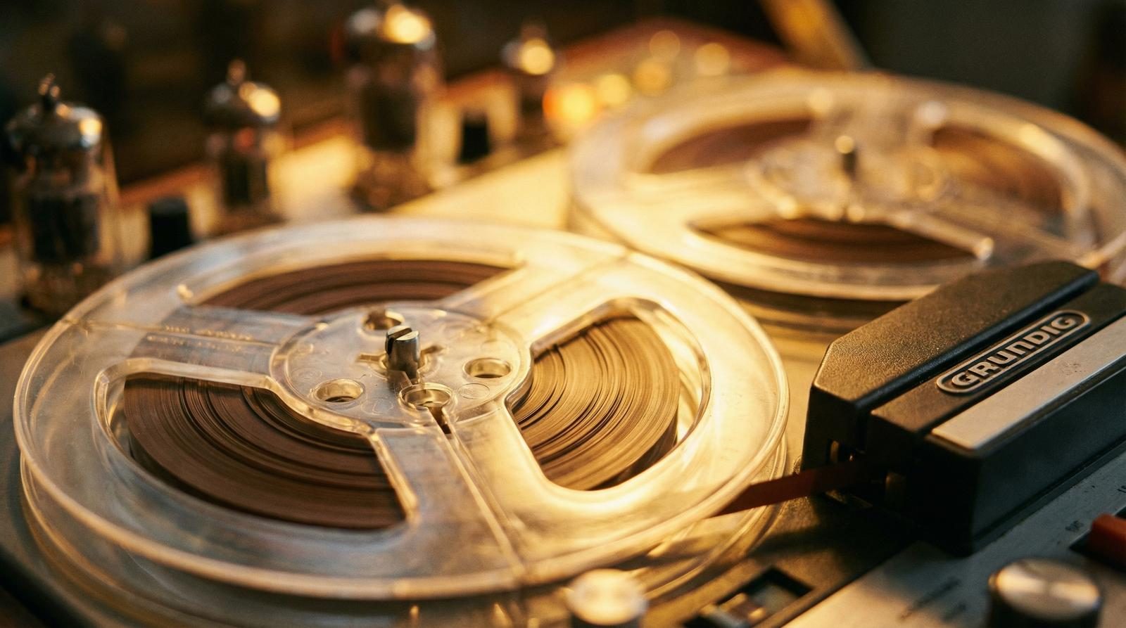Reel-to-reel tape machine — archive preservation
