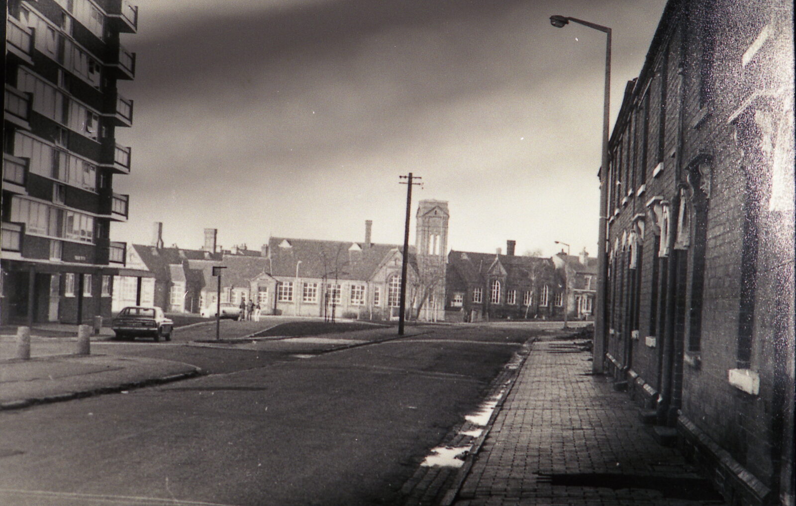 Teddesley Street — tower blocks and Victorian terraces