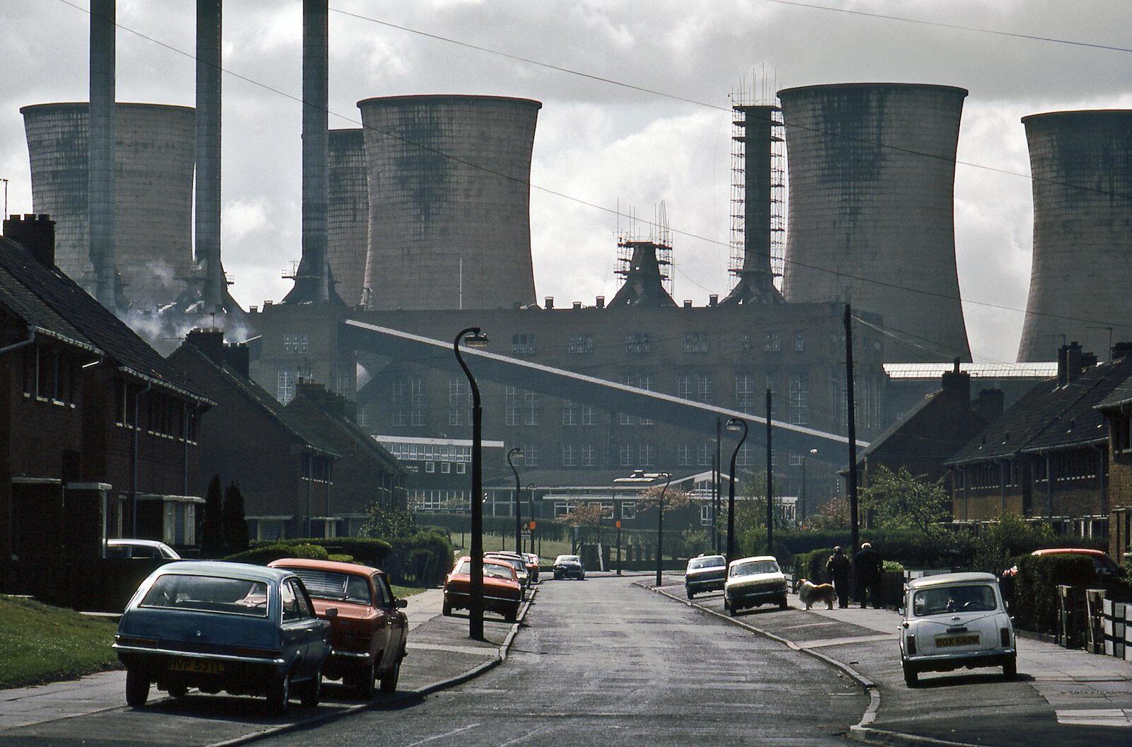 Industrial Black Country street, 1970s