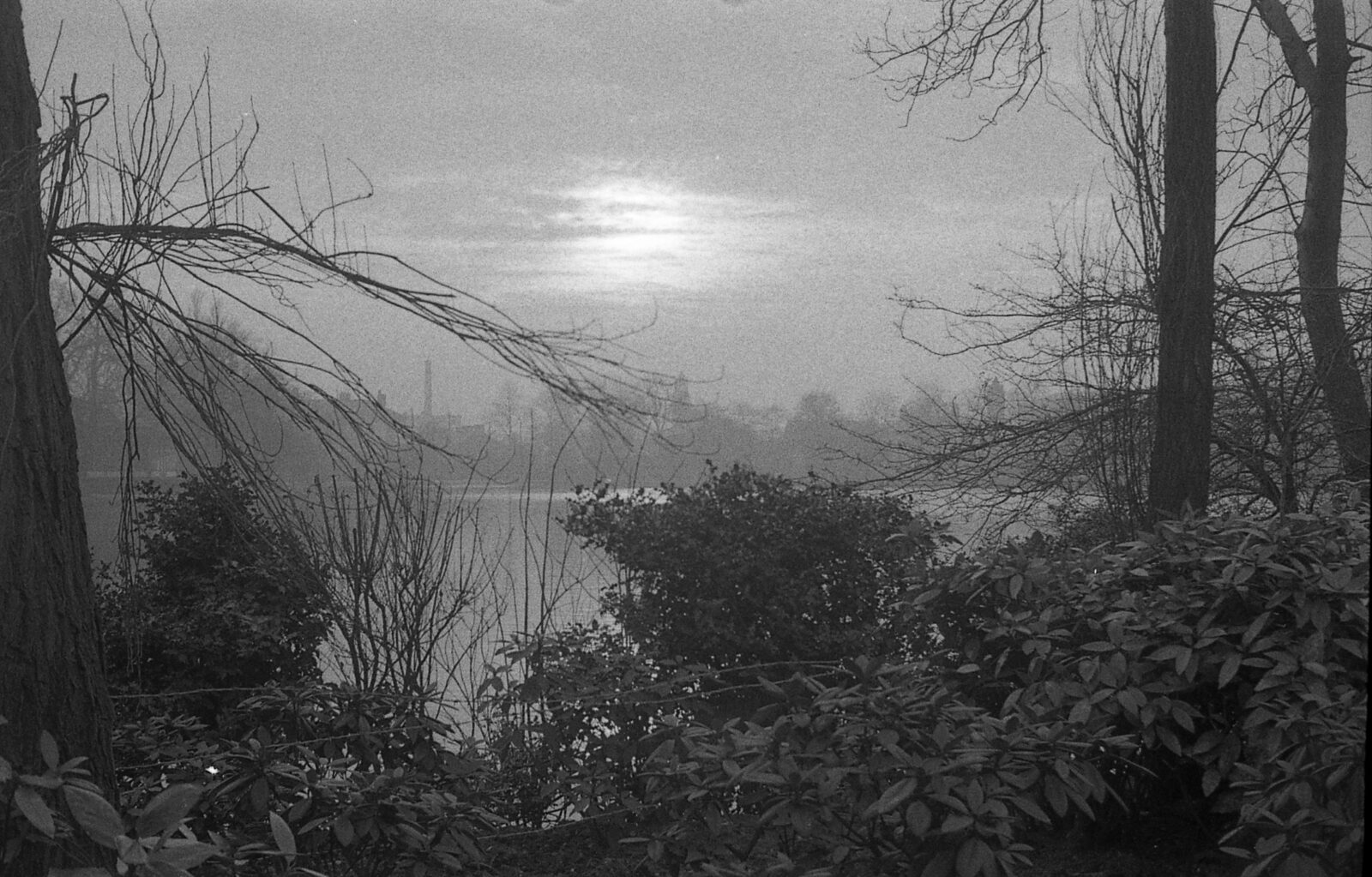 Hatherton Lake looking towards town